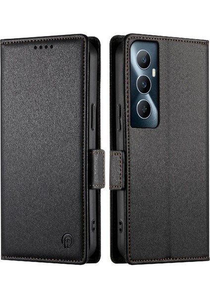 Realme C65 Flip Cüzdan Günlük Kullanım Kart Yuvaları Iş Için Flip Case (Yurt Dışından) indirimleri