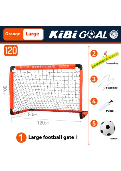 Katlanabilir Portatif Futbol Kalesi Çocuk Açık Hava Spor Oyuncakları (Yurt Dışından)