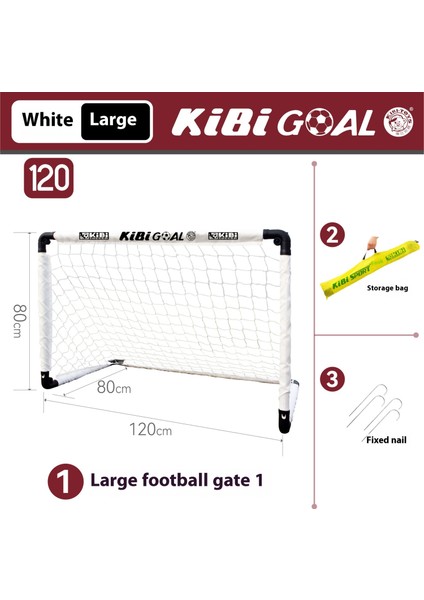 Katlanabilir Portatif Futbol Kalesi Çocuk Açık Hava Spor Oyuncakları (Yurt Dışından)