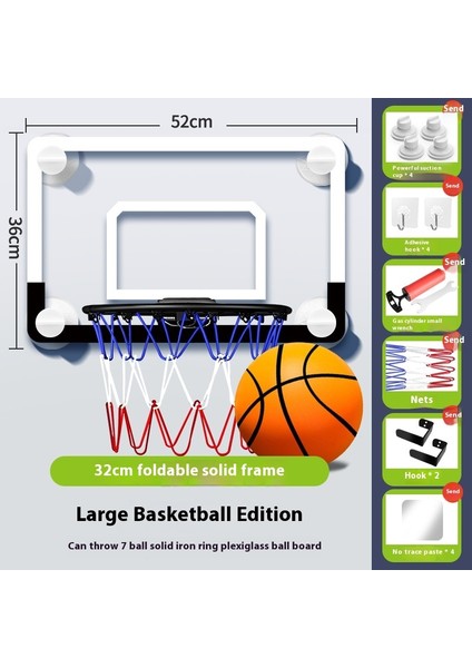 Katlanabilir Basketbol Çerçeveleri Duvara Monte Atış Basketbol Potaları (Yurt Dışından)