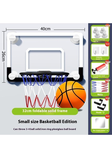 Katlanabilir Basketbol Çerçeveleri Duvara Monte Atış Basketbol Potaları (Yurt Dışından)