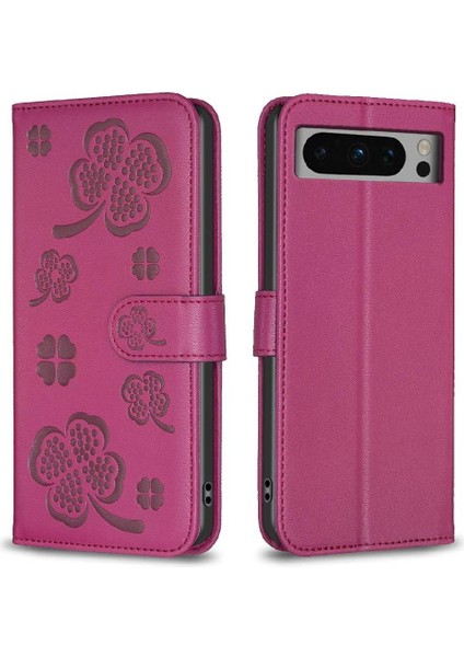 Google Piksel 8 Pro Çok Renkli Pu Deri Cüzdan Yonca Kartı Için Flip Case (Yurt Dışından) indirimleri