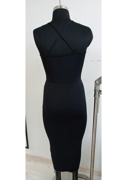 Kadın Elbise Poliamid Büzgülü