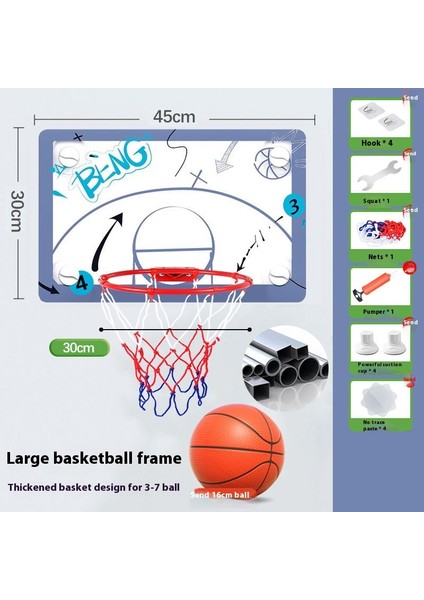 Katlanabilir Basketbol Çerçeveleri Duvara Monte Atış Basketbol Potaları (Yurt Dışından)