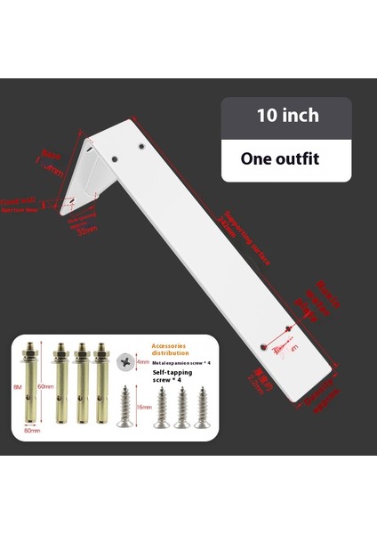 Kalınlaştırılmış Üçgen Braket Duvar Braketi Sabit Braket Laminat Braket (Yurt Dışından)