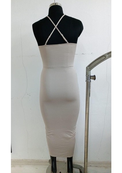 Kadın Elbise Poliamid Büzgülü