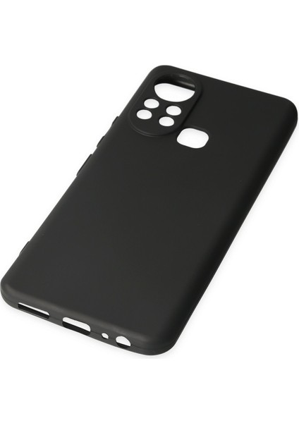 Infinix Hot 11S Kılıf Slikon Kılıf Düz Renk Kılıf Koruyucu Kılıf - Siyah indirimleri