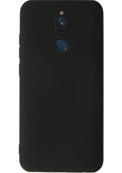 Xiaomi Redmi 8 Kılıf Slikon Kılıf Düz Renk Kılıf Koruyucu Kılıf - Siyah