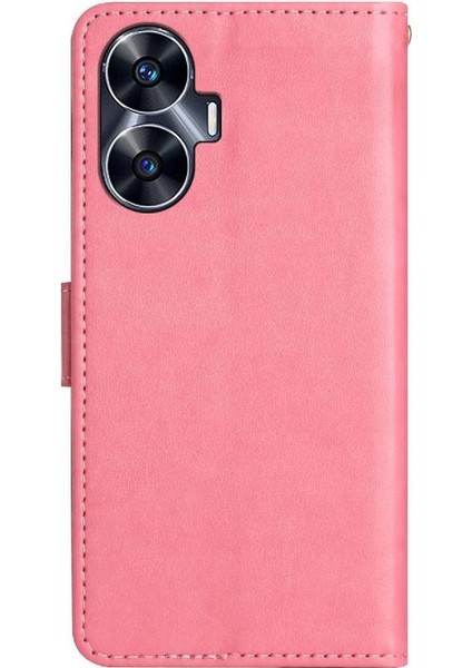 Realme C55 Pu Deri Kart Tutucu Manyetik Kapatma Kickstand Için Filp Durumda (Yurt Dışından) indirimleri