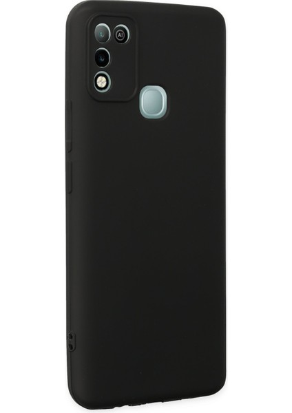Infinix Hot 10 Play Kılıf Slikon Kılıf Düz Renk Kılıf Koruyucu Kılıf - Siyah fiyatları