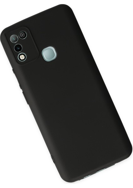 Infinix Hot 10 Play Kılıf Slikon Kılıf Düz Renk Kılıf Koruyucu Kılıf - Siyah modelleri