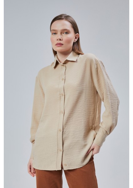 Kadın Salaş Kalıp Keten Gömlek indirimleri