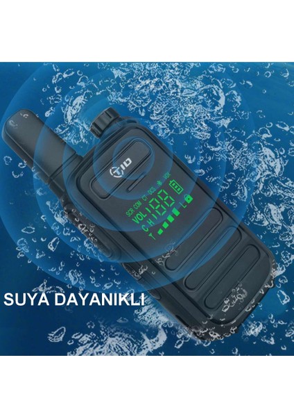 Tıd TD-M11 Suya Dayanıklı Pmr Lisanssız Telsiz