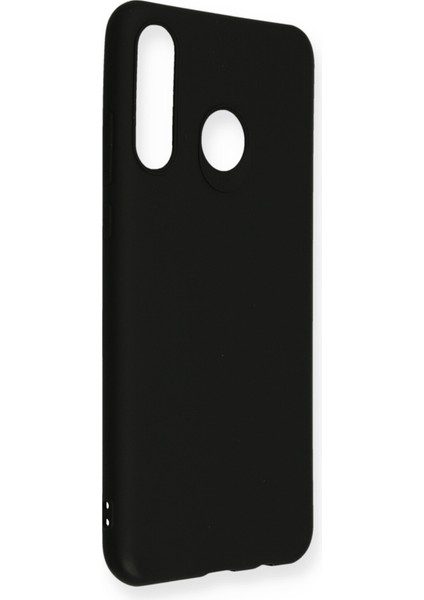 Huawei P30 Lite Kılıf Slikon Kılıf Düz Renk Kılıf Koruyucu Kılıf - Siyah fiyatları