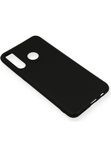 Huawei P30 Lite Kılıf Slikon Kılıf Düz Renk Kılıf Koruyucu Kılıf - Siyah modelleri