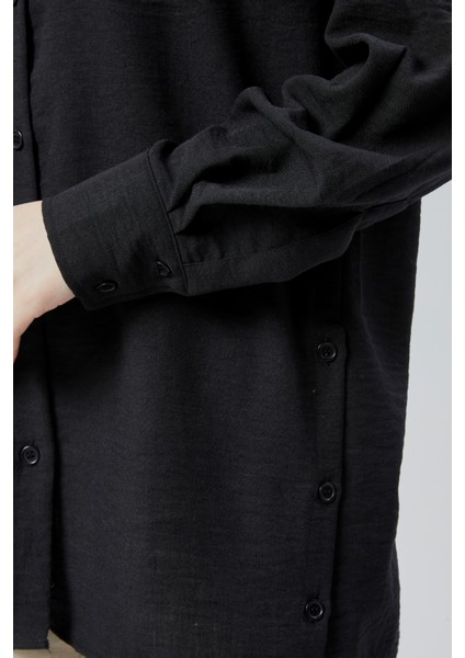 Kadın Salaş Kalıp Keten Gömlek modelleri