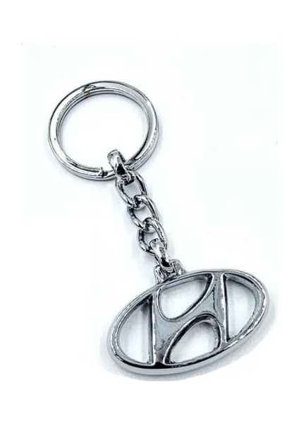 Hyundai Logolu Metal Anahtarlık