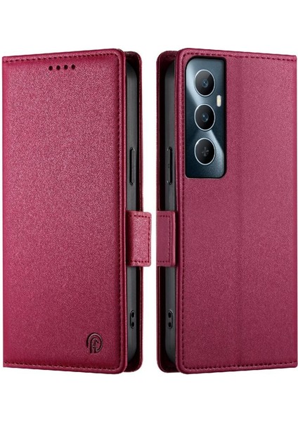 Realme C65 Flip Cüzdan Günlük Kullanım Kart Yuvaları Iş Için Flip Case (Yurt Dışından) indirimleri