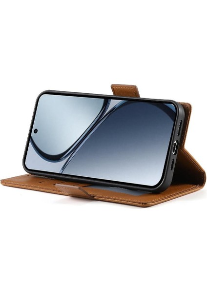 Realme C65 Flip Cüzdan Günlük Kullanım Kart Yuvaları Iş Için Flip Case (Yurt Dışından) modelleri
