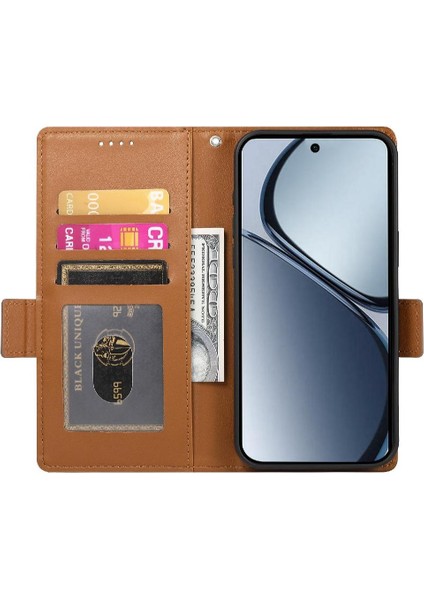 Realme C65 Flip Cüzdan Günlük Kullanım Kart Yuvaları Iş Için Flip Case (Yurt Dışından) fırsatları