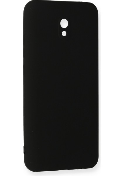 Xiaomi Redmi 8A Kılıf Slikon Kılıf Düz Renk Kılıf Koruyucu Kılıf - Siyah