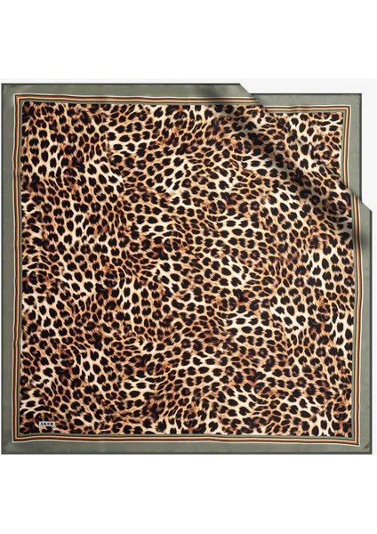 Sura Ipek Eşarp Nostalji Leopar Desen 7984-351