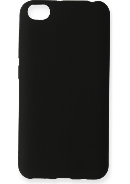 Xiaomi Redmi Go Kılıf Slikon Kılıf Düz Renk Kılıf Koruyucu Kılıf - Siyah