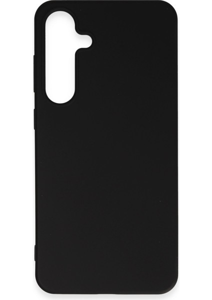 Samsung Galaxy S24 Plus Kılıf Slikon Kılıf Düz Renk Kılıf Koruyucu Kılıf - Siyah