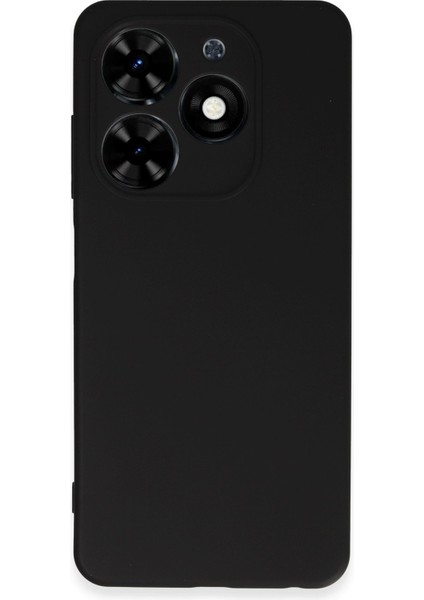 Tecno Spark Go 2024 Kılıf Slikon Kılıf Düz Renk Kılıf Koruyucu Kılıf - Siyah fırsatları