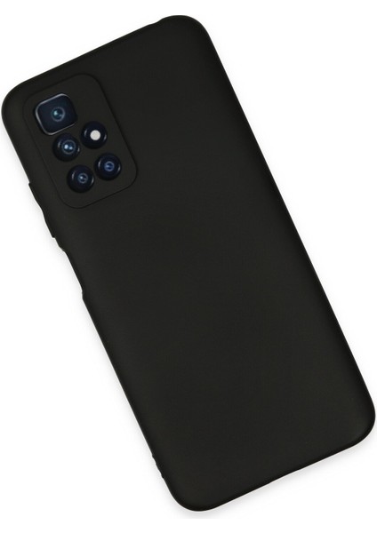 Xiaomi Redmi 10 2022 Kılıf Slikon Kılıf Düz Renk Kılıf Koruyucu Kılıf - Siyah fiyatları