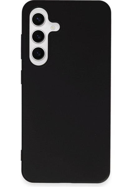Samsung Galaxy S24 Kılıf Slikon Kılıf Düz Renk Kılıf Koruyucu Kılıf - Siyah modelleri