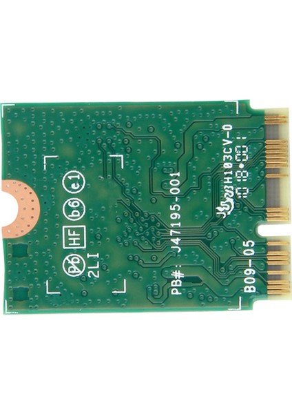 Intel Dual Band Kablosuz Ac 9560 Masaüstü Kiti Için 1730 Mbps Bluetooth 5.0 802.11AC M.2 Cnvı 9560NGW Wifi Kartı (Yurt Dışından)