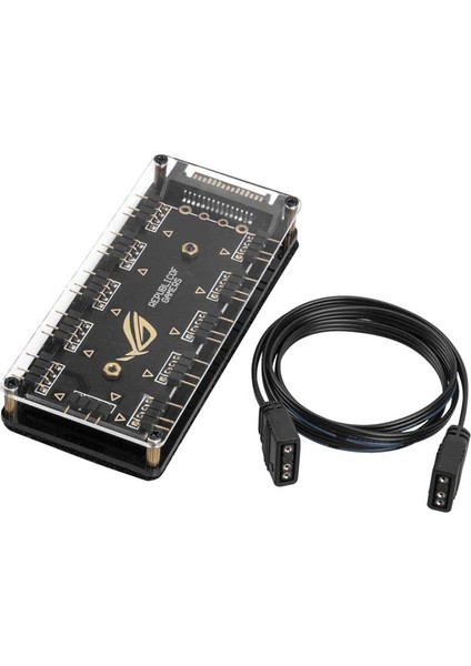 5V 3pin Rgb LED Ayırıcı 10 Bağlantı Noktalı Hub, 50CM 3pin Uzatma Kablosu Ile, Çok Sayıda Rgb Için Mükemmel (Yurt Dışından)