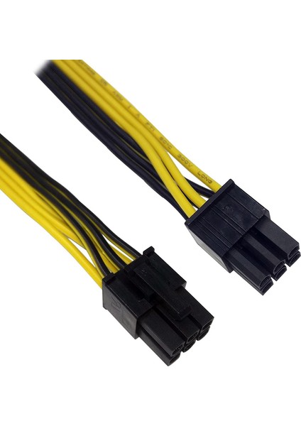 Coolermaster ve Thermaltake Güç Kaynağı Için 2 Adet 6 Pin Erkek - 8 Pin (6+2) Pcı Express Güç Adaptörü Kablosu (Yurt Dışından)