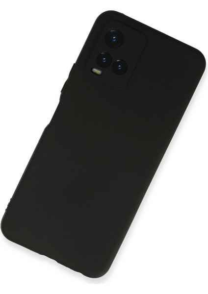 Vivo Y33S Kılıf Slikon Kılıf Düz Renk Kılıf Koruyucu Kılıf - Siyah fiyatları