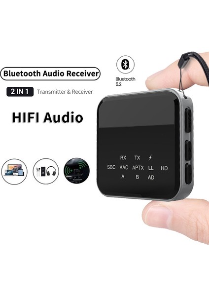 2 In 1 Hifi Bluetooth 5.2 Aptx Hd Verici Alıcı Kablosuz 3.5mm Aux Optik Aptx Adaptörü Araba Tv Stereo Sistemi Için (Yurt Dışından) modelleri
