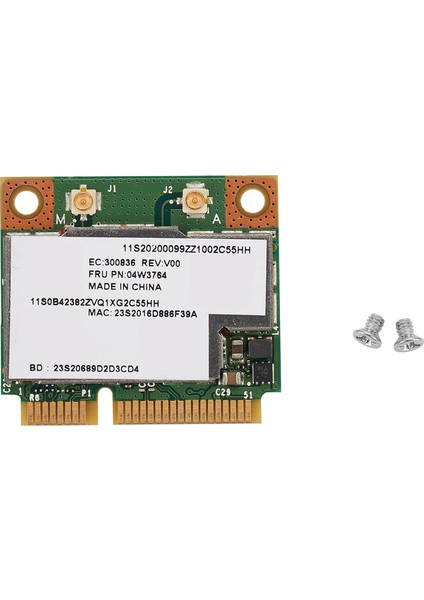 BCM943228HMB 04W3764 Wıfı Kablosuz Bluetooth 4.0 Yarım Mını Pcı-E Kart Kompakt Lenovo E130 E135 E330 E335 E530 E535 E430 (Yurt Dışından)