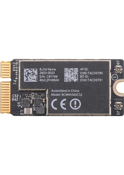BCM94360CS2 Kablosuz Wifi Kartı Bluetooth 4.0 802.11AC Hackintosh Macos Air 11 Inç A1465 13 Inç A1466 2013 MD711LL (Yurt Dışından)