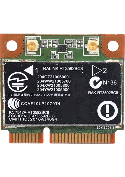RT3592BC8 Hp 4530S 4330S 4430S 4230S Için Çift Bantlı 300M ve Bluetooth 3.0 Kablosuz Kartı Sps: 630813-001 (Yurt Dışından) indirimleri