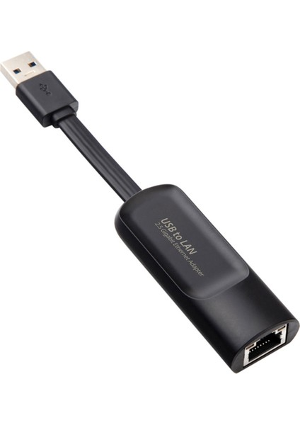 USB 3.0 - RJ45 Ethernet Lan Adaptörü 2500MBPS Gigabit Dizüstü Bilgisayar Harici Kablolu Ağ Dönüştürücü MacBook Ethernet Için (Yurt Dışından)