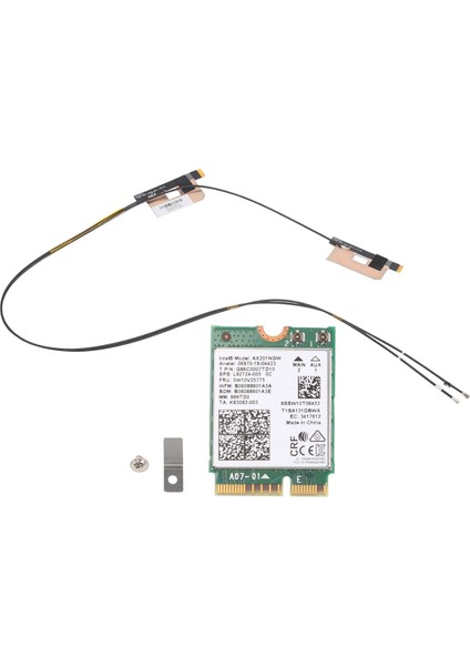 Wifi Kartı AX201 Ngw Antenli Wifi 6 3000MBPS M.2 Cnvio2 Bluetooth 5.1 Wifi Adaptörü WINDOWS10 Için (Yurt Dışından)