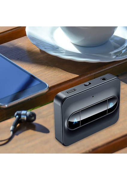 Bluetooth 5.0 Verici Adaptörü Çift Bağlantı Bağlantılı Kulaklık Ev Ses Sistemi Siyah (Yurt Dışından) indirimleri