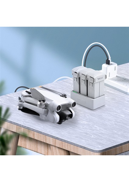 Djı Mini 3 Pro Için 3 Yönlü Şarj Merkezi Djı Mini 3 Pro Pil Şarj Cihazı Için Butler Drone Aksesuarları (Yurt Dışından)
