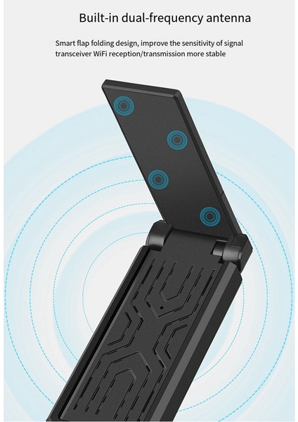 1300 Mbps Usb3.0 Wifi Adaptörü Çift Bant 2.4g 5 Ghz Kablosuz Adaptör Anten USB Ethernet Ağ Kartı Alıcısı Pc Için (Yurt Dışından) modelleri