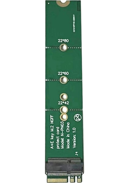 Wifi Kablosuz Kart Uzatma Adaptörü Koruma Kartı A+E Key E-Key M.2 Ngff Çok Işlevli Ağ Kartı (Yurt Dışından)