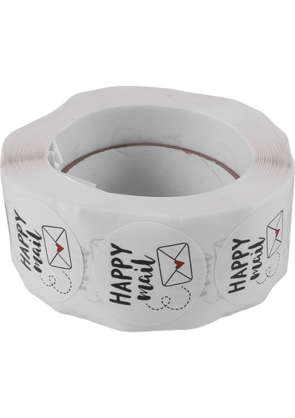 Mutlu Posta Teşekkür Ederim Rulo Çıkartmalar Ambalaj Sızdırmazlık Tebrik Kartları Zarf Mühür Çanta 1 Inç Yuvarlak 500 Çıkartmalar (Yurt Dışından)