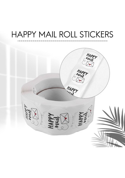 Mutlu Posta Teşekkür Ederim Rulo Çıkartmalar Ambalaj Sızdırmazlık Tebrik Kartları Zarf Mühür Çanta 1 Inç Yuvarlak 500 Çıkartmalar (Yurt Dışından) indirimleri
