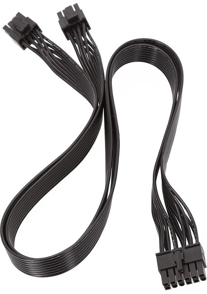 Psu Grafik Kartı Hattı 12PIN - Çift 8pin(6+2) Pcı-E Modüler Güç Kablosu, Seasonic P-860 P-1000 X-1050 (60CM) (Yurt Dışından)