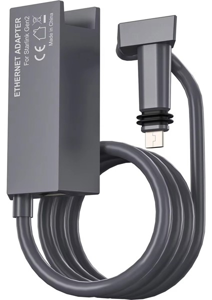Ethernet Adaptörü Dikdörtgen Çanak Anten Uydu USB Internet Güç Hattı Kiti V2/gen2 Için (Yurt Dışından)