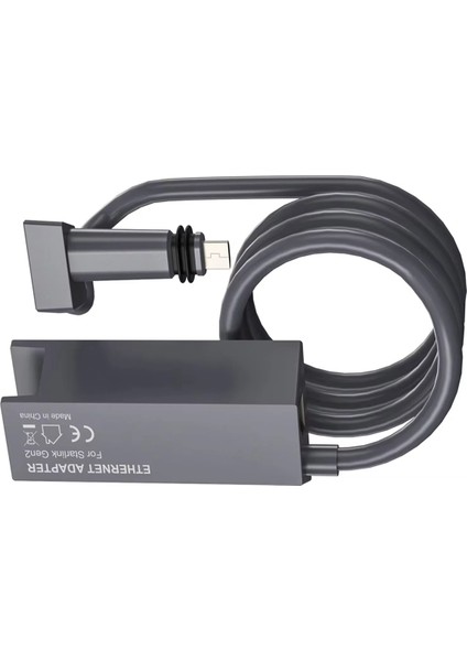 Ethernet Adaptörü Dikdörtgen Çanak Anten Uydu USB Internet Güç Hattı Kiti V2/gen2 Için (Yurt Dışından)